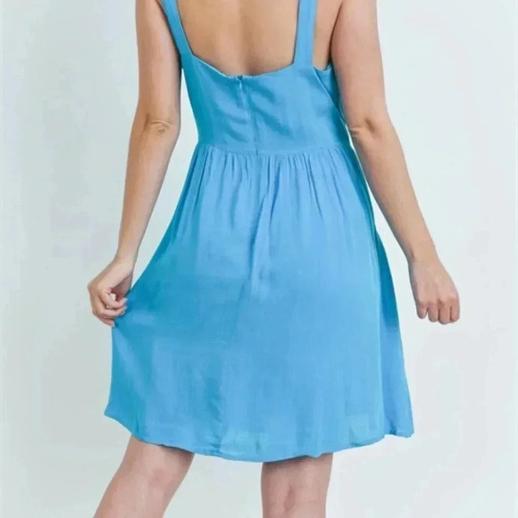 BOHO BABE BLUE DRESS - Picture 7 of 7